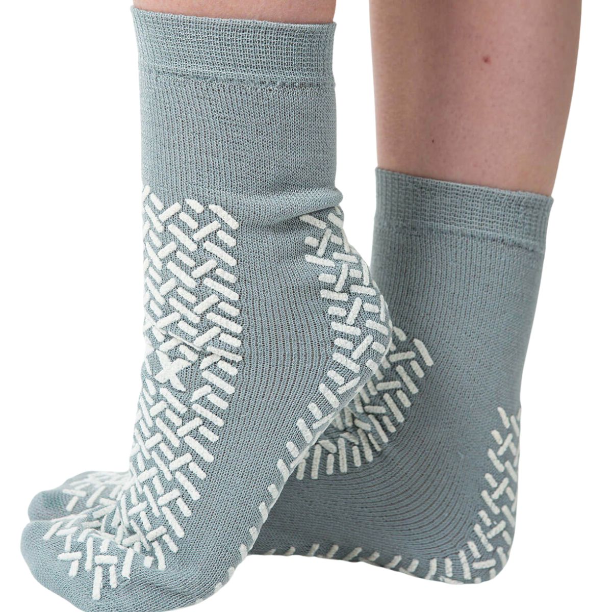 Double Tread Slipper Socks, Hospital Socks, COTTON/REGULAR FITS ALL-NONSKID