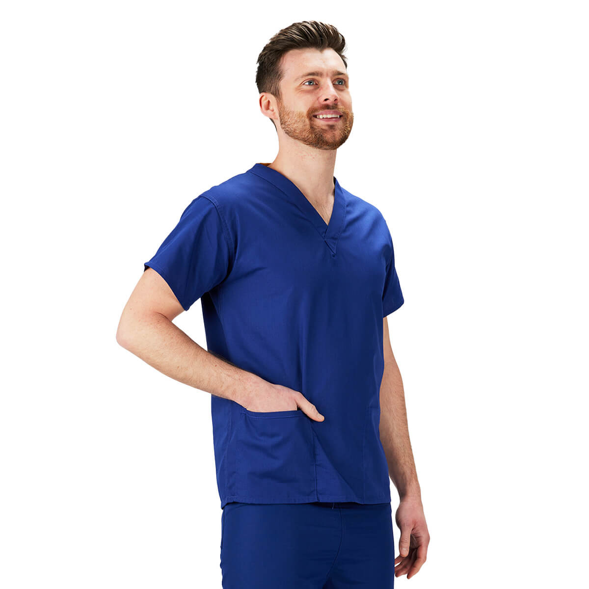 NHS Scrub Suit Set (Tunic & Trousers) Medical Compliant Reversible